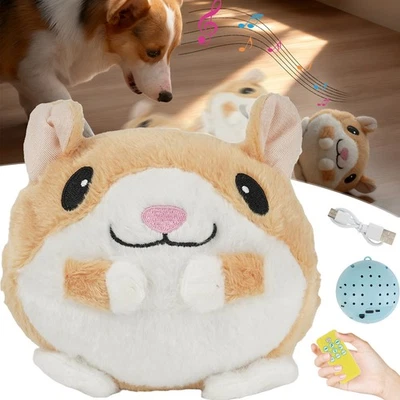 Interactive Rechargeable Dog Toy with Music Remote Controllable Plush - Image 1 of 4