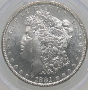 1881-S Morgan Dollar MS64 PCGS - Picture 1 of 4
