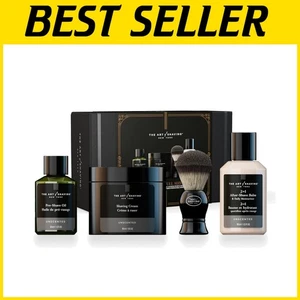 Eco-Friendly Men’s Shaving Kit - Complete Grooming Set for Luxurious Shaves - Picture 1 of 8