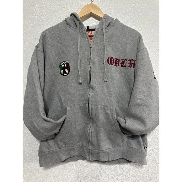 De Colección Oscar De La Hoya Cremallera Completa Sudadera con Capucha Gris ODLH Boxeo Gráfico Hombres Sudadera Foto 1 de 4