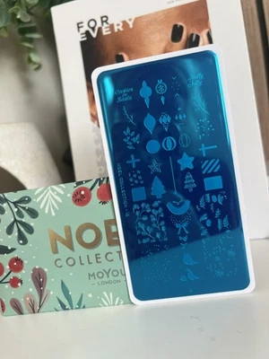 MoYou London Noel 12 Nail Stamping Plate | Christmas Nail Art