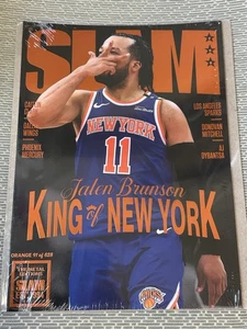 SEALED Jalen Brunson SLAM Magazine 256 Orange Metal Edition 91/628 Caitlin Clark - Picture 1 of 7