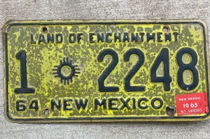De la finca-Placa de colección 1964 Nuevo México--#1-Condado de Santa Fe - Imagen 1 de 2