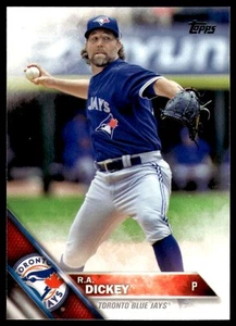 2016 Topps #493 R.A. Dickey Toronto Blue Jays Baseball - Picture 1 of 2