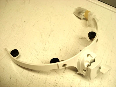 dDrum 8" (dia) 6-Lug Tom Drum rim suspension Bracket w/Mount WHITE Coat. ISS - Image 1 of 3