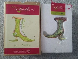 Abt. 56 Christmas Krinkles Victorian Boot Ornament mit Box Patience Brewster - Bild 1 von 6