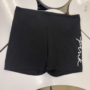 Bicicleta corta ROSA Victoria’s Secret cintura alta 6” negra nueva con etiquetas para mujer XXL - Imagen 1 de 12