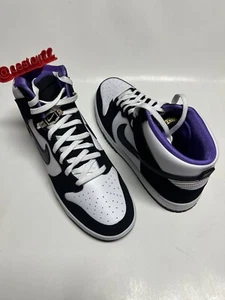 NIKE DUNK HIGH PREMIUM EMB “WORLD CHAMP” [DR9512 001] ZOOM AIR GRAPE Sz 13 - Picture 1 of 8