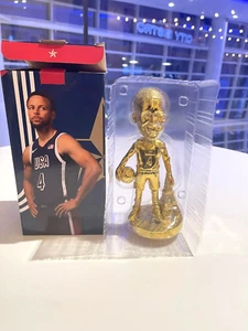 🔥 GOLD 🔥Stephen Curry 2024 Olympia Team USA Warriors Bobblehead SGA Paris - Bild 1 von 2