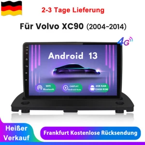 6+128G 9'' Android 13 Autoradio GPS Navi Für Volvo XC90 2004-2014 Wifi BT DAB+ - Bild 1 von 12