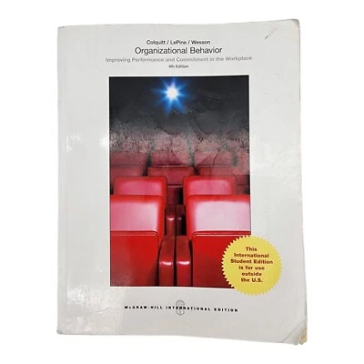 Organizational Behavior 4th Ed Michael J. Jeffery Improve Performance Textbook - Image 1 of 4