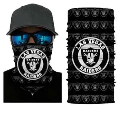 Маска для шеи и лица защита от солнца головные уборы для рыбалки Las Vegas Raiders футбол - Изображение 1 из 4