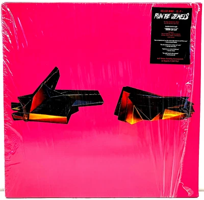 Run the Jewels 4 RTJ 2020 Pink/Gold Vinyl BMG 4x Records 1st Press Deluxe ED - Image 1 of 4