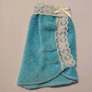 1992 Fun to Dress Barbie Blue Wrap Towel 3240 - Picture 1 of 2
