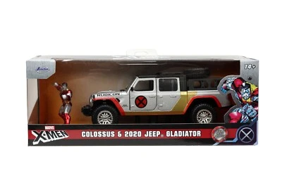 MARVEL 2020 JEEP GLADIATOR WITH COLOSSUS FIGURE 1/32 DIE-CAST JADA TOYS 2024 - Image 1 of 4