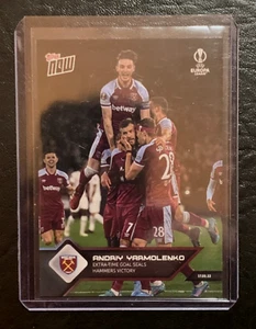 2021-22 Topps NOW Europa #32 | ANDRIY YARMOLENKO | West Ham; base card - PR /260 - Picture 1 of 2