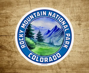 Rocky Mountain Nationalpark Aufkleber Abziehbild Colorado Vinyl 3"  - Bild 1 von 1