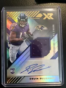 2020 PANINI XR TRUE RPA PATCH AUTO SP RC CLYDE devin duvernay ravens /149 🔥 - Picture 1 of 1