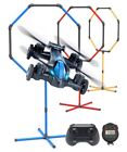 Racing RC Drone & Obstacle Course Kit with 3 Hoop Sizes & Stopwatch Gift for Kid