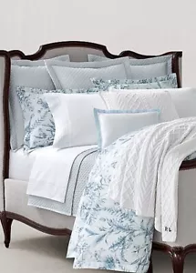 $430 NEW Ralph Lauren Genevieve KING Floral Toile Duvet Cover in Blue - Picture 1 of 8