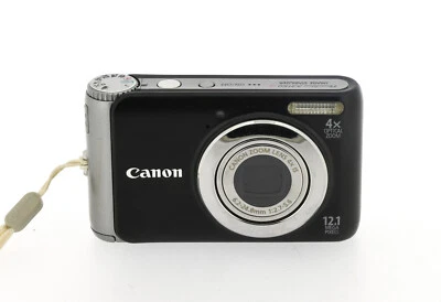Canon PowerShot  A3150 IS + zoom Canon 6.2-24.8 mm 2.7-5.6  12.1 MP - Photo 1/4