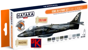HATAKA CS63 - USMC AV-8 PAINT SET Lacquer Based 8 x 17ml Bottles POD Postage - Bild 1 von 9