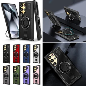 Ring Stand Rugged Case For Samsung Galaxy S25 S24 Ultra S23 S22 Shockproof Cover - Bild 1 von 82