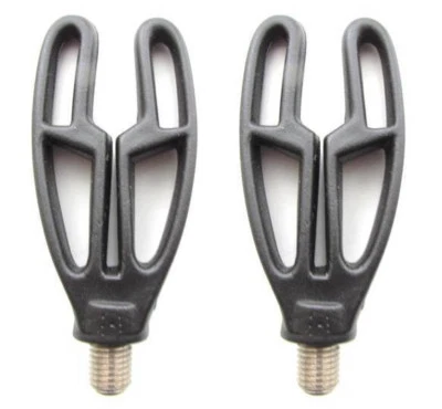 TJR TACKLE 2 x Karpfen- und Grobangelgerät vorne Laufrutenauflage Set