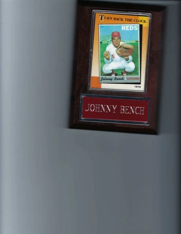 JOHNNY BENCH PLAQUE CINCINNATI REDS BASEBALL MLB   C Cover