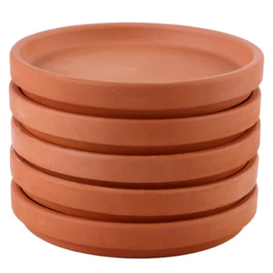 5pcs Plant Tray Flower Pot Drip Trays Planters Clay Pot Saucers - Picture 1 of 12