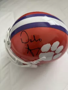 Dabo Swinney SIGNIERTER USC Clemson Tigers Schutt MINI HELM COA - Bild 1 von 3