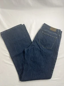 LRL Ralph Lauren Women's Size 10 Jeans 30x30 Dark Blue Wash Denim Embroidered - Picture 1 of 7