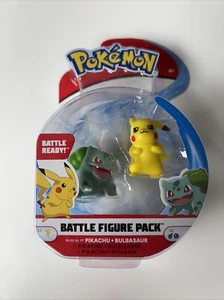 Pokemon Battle Figure Pack Pikachu & Bulbasaur Brand New - Picture 1 of 2