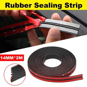 6.5FT Car Windshield Roof Seal Noise Insulation Rubber Strip Sticker Accessories - Picture 1 of 17
