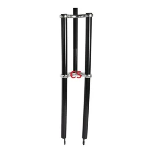 Chopper Bicycle Fork 1" Threaded 30" Long Disk Brake Mount Black - Picture 1 of 2