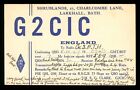 QSL Card Radio UK G2CIC Larkhall Bath Somerset 1949 H S G Clark ≠ W047