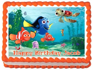 FINDET NEMO Party Essbar Tortenaufleger Bild Deko - Bild 1 von 10