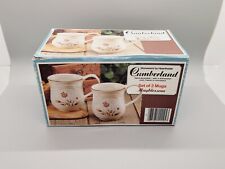 Mayblossom 2 Mugs 12 oz. Cumberland Hearthside Stoneware Coffee Tea Mug☕