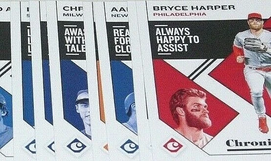 2019 Panini Chronicles Baseball Singles - Pick From Drop Menu  - Image 1 of 1