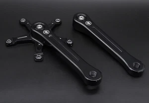 Brazos de manivela BLB Pista Vera 130 BCD Fixie 165 mm + extractor negro EXCLUSIVO - Imagen 1 de 1