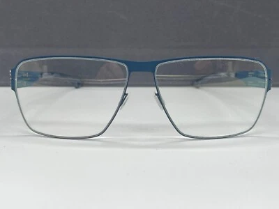 Ic Berlin очки оправы мужчин синий угловой большой матовый темно-синий Thor S. Np пружина - Изображение 1 из 4