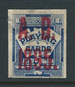 Tarjetas de juego Bigjake: RF2b, 2 centavos - imperforadas individuales - Imagen 1 de 1