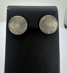 Pendientes florales firmados 925 S Kirk & Son - Imagen 1 de 4