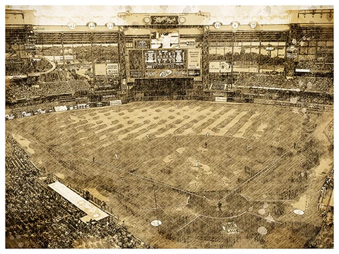 Milwaukee Brewers Poster Print Sketch Wall Art Man Cave Decor 12x16" Cover