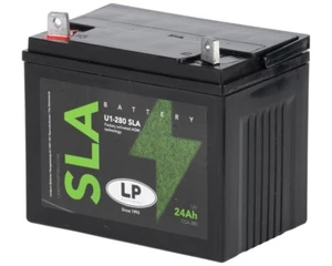 Batterie 12V 24Ah LANDPORT U1-280 SLA Rasenmäher, Rasentraktor, Aufsitzmäher - Bild 1 von 6