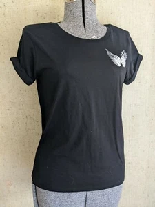 NWT Earth Positive climate neutral black love lifts you t-shirt size S - Picture 1 of 8