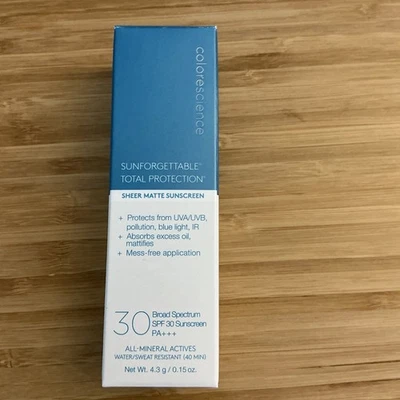 Colorcience Protección Total Transparente Mate FPS 30 Protector Solar 0.15 OZ - ENVÍO RÁPIDO Foto 1 de 2