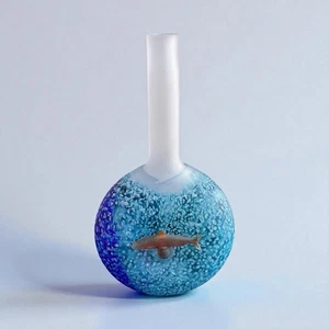 Kjell Engman for Kosta Boda Reef Fish Vase - Picture 1 of 10