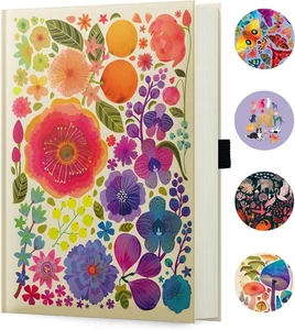 Cuadernos diarios Elena Essex forrados en crema A5 para mujeres y hombres / 160 páginas/colegio - Imagen 1 de 8