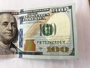 3- 100 $ Hundert Dollar Schein Non Repeater/No Repeat PB75342806H - Bild 1 von 5